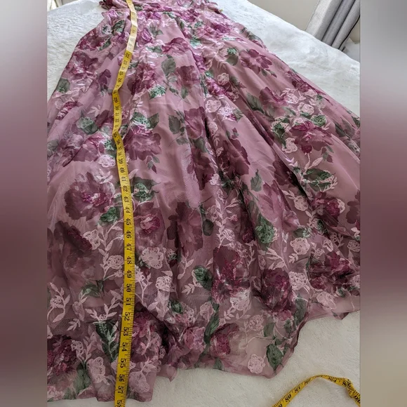 say yes to the prom dress Women's Pink Zippered Lined Lace Up Size 15 - Picture 12 of 15